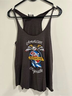 Pabst Graphic Racerback Tank Top - Black